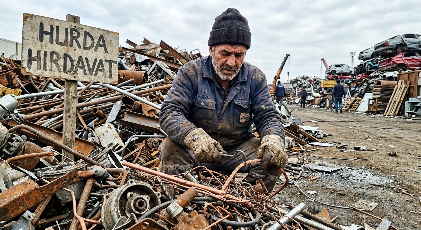 Hurda metal ayrıştırma ve değerlendirme alanı