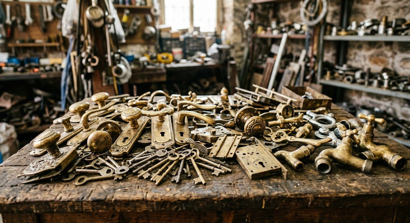 Pirinç vana ve metal tesisat bağlantıları